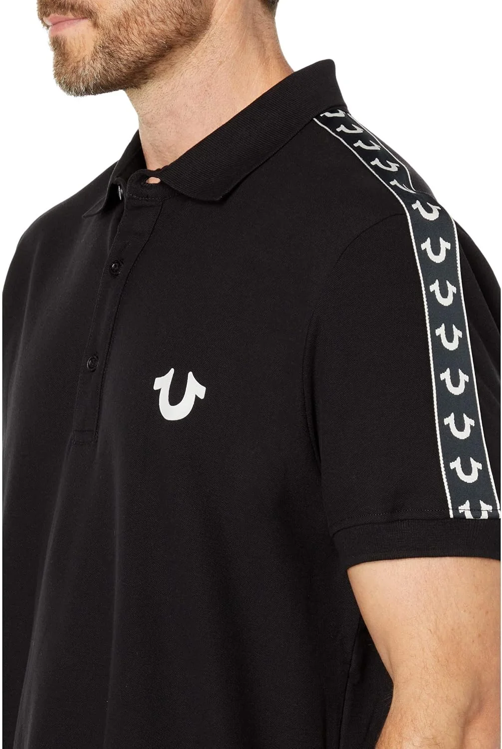 پولوشرت آستین کوتاه مردانه با طرح دمشقی