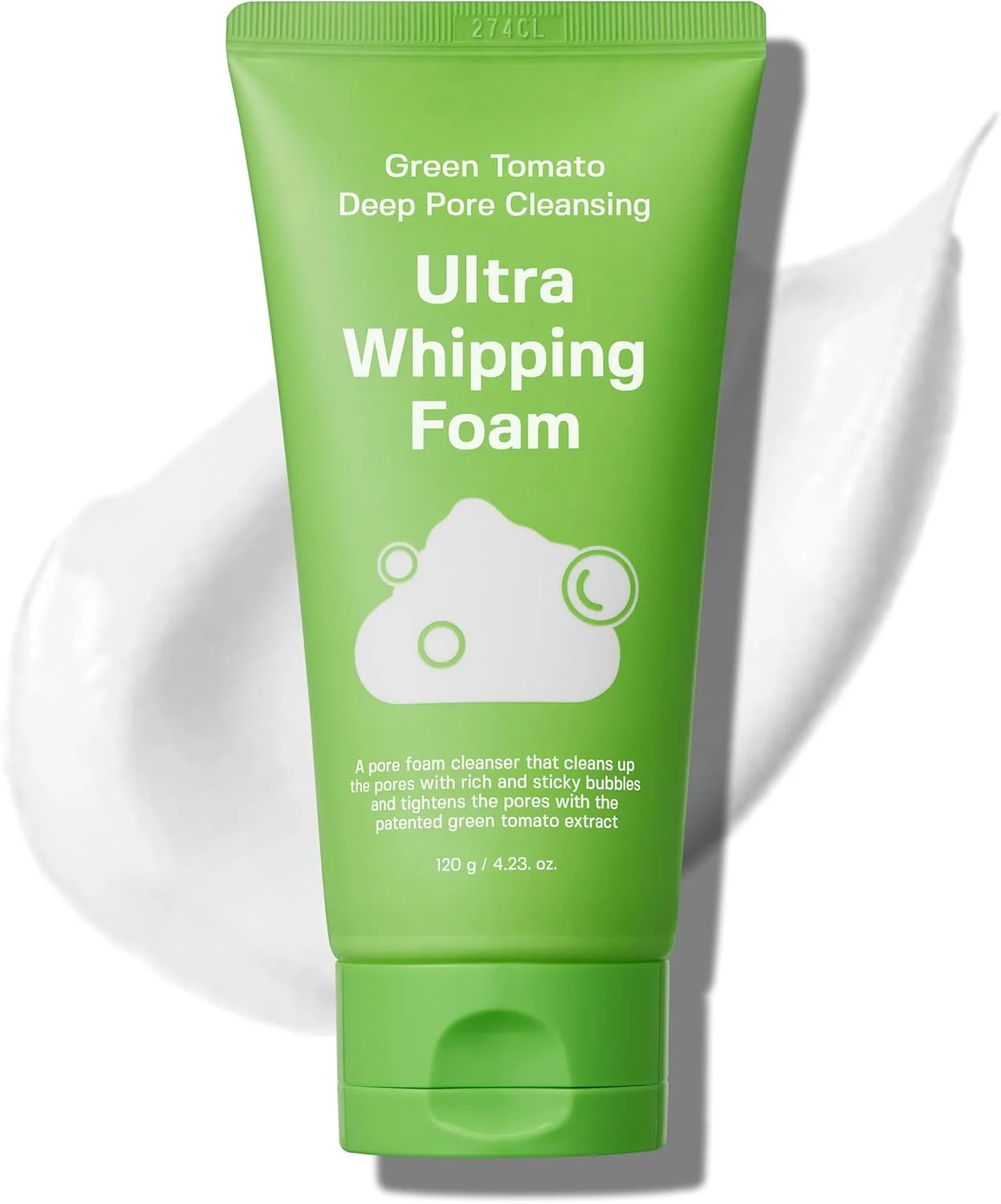 فوم شستشوی عمیق منافذ باز صورت با عصاره گوجه سبز سانگ بون ادیتور 120 میلی لیتر | شوینده صورت فومی کره‌ای برای پوست چرب | پاک کننده جوش سرسیاه و کوچک کننده منافذ | مراقبت آبرسان پوست