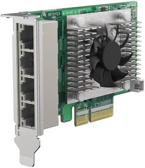 کارت توسعه شبکه QNAP QXG-2G4T-I225، کنترلر اترنت Intel I225-LM، دارای 4 پورت NBASE-T (RJ45)، سرعت انتقال تا 2.5 گیگابیت بر ثانیه، PCIe Gen2 x4 Lanes | QXG-2G4T-I225