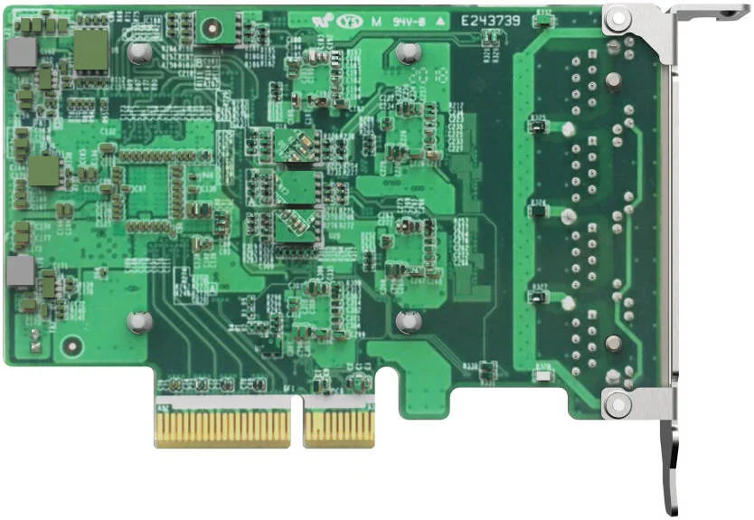 کارت توسعه شبکه QNAP QXG-2G4T-I225، کنترلر اترنت Intel I225-LM، دارای 4 پورت NBASE-T (RJ45)، سرعت انتقال تا 2.5 گیگابیت بر ثانیه، PCIe Gen2 x4 Lanes | QXG-2G4T-I225