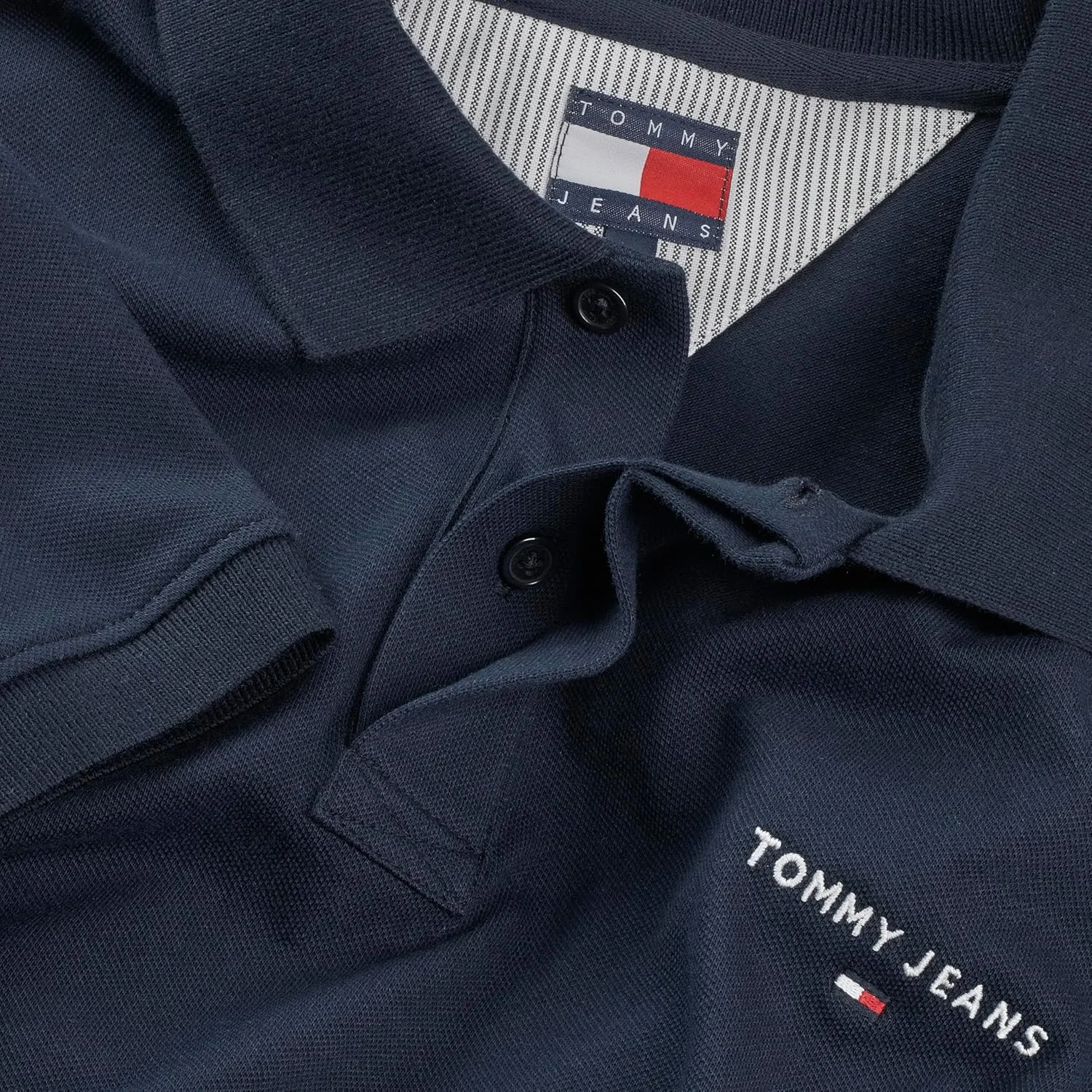 پولوشرت مردانه تامی جینز مدل TJM REG LINEAR POLO EXT (تک عددی)