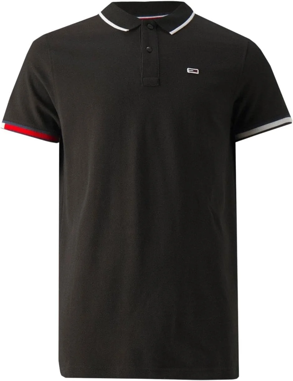 پولوشرت مردانه تامی جینز مدل Flag Slim