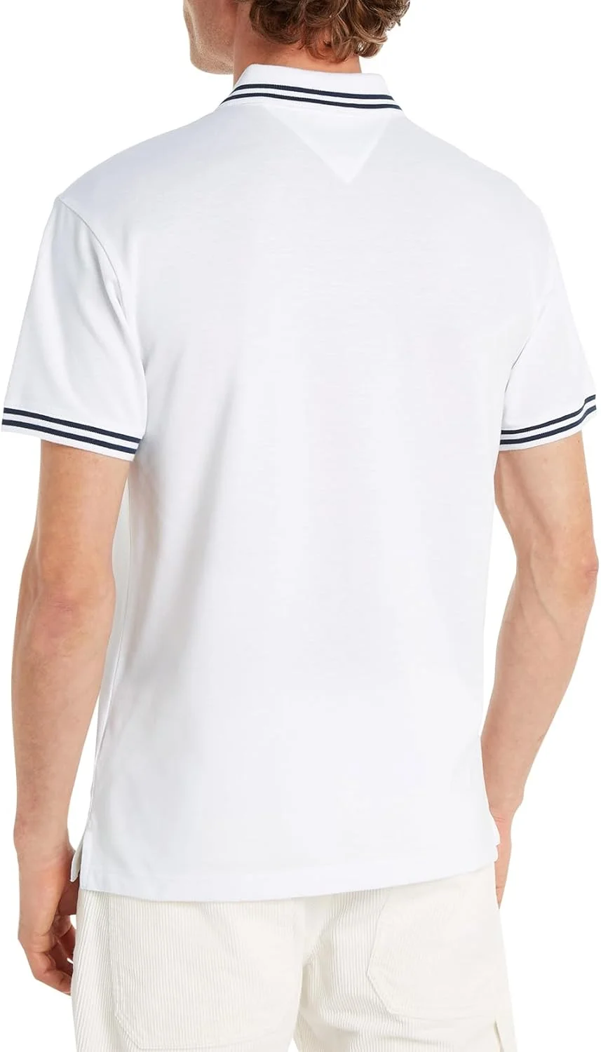 تی شرت پولو آستین کوتاه مردانه تامی جینز