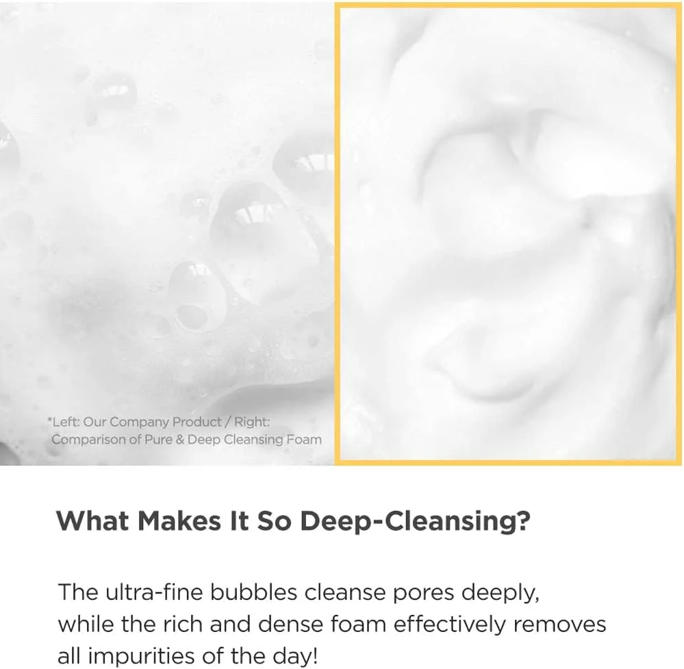 فوم پاک کننده عمیق و خالص ma:nyo | شستشوی ملایم صورت با مواد طبیعی | از بین برنده آلودگی ها و چربی اضافی | مناسب برای انواع پوست | مراقبت از پوست کره ای 200 میلی لیتر