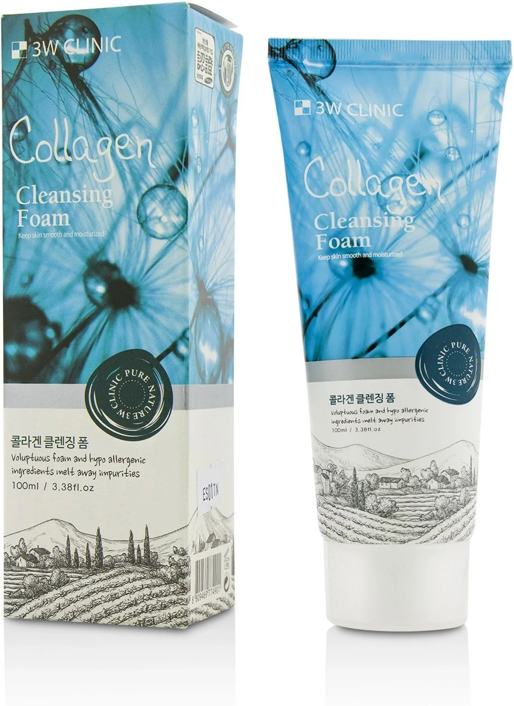 فوم شستشوی صورت 3W Clinic - کلاژن 100 میلی لیتر