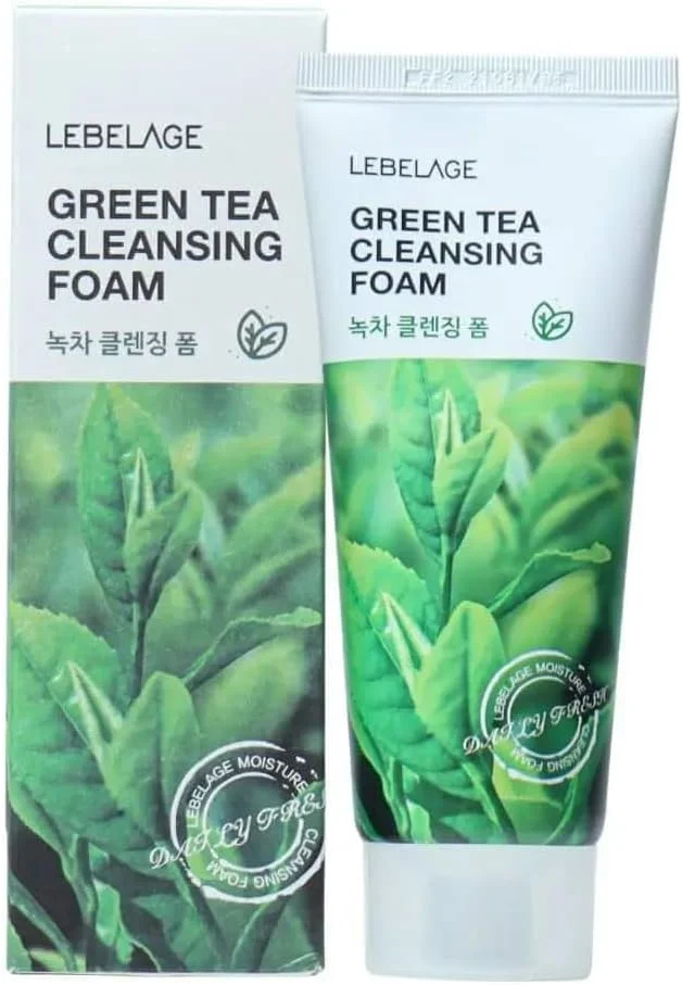 فوم شستشوی صورت حاوی چای سبز Lebelage، محصول کره، ۱۰۰ میلی لیتر