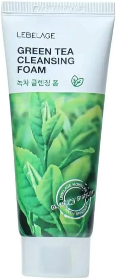 فوم شستشوی صورت حاوی چای سبز Lebelage، محصول کره، ۱۰۰ میلی لیتر