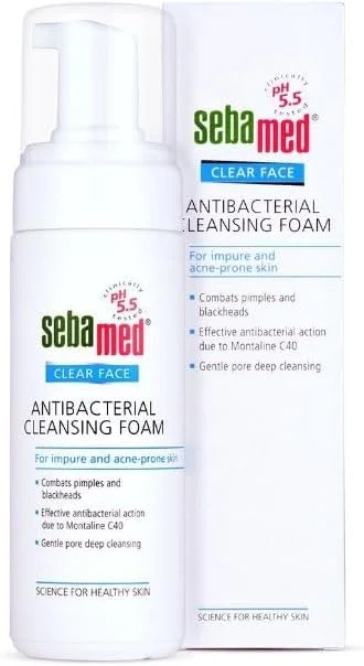فوم شستشوی صورت آنتی باکتریال سبامد Clear Face، ۱۵۰ میلی لیتر
