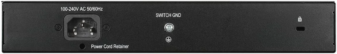 سوئیچ 8 پورت گیگابیتی دسکتاپ D-Link با حداکثر توان PoE، 5 تا 14 پورت، ظرفیت سوئیچینگ 16 گیگابیت بر ثانیه، 8 پورت PoE، فرم فاکتور دسکتاپ قابل نصب در رک، بدنه فلزی، مشکی | DGS-1008MP