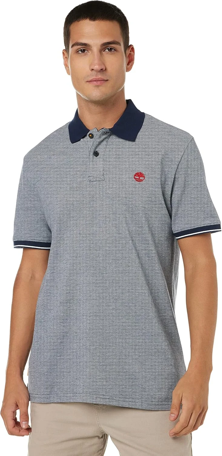 پولوشرت مردانه تیمبرلند مدل آکسفورد پیکه آستین کوتاه