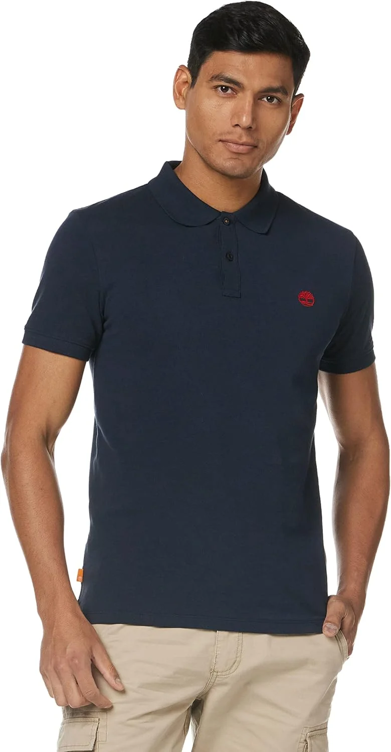 پولوشرت مردانه Timberland TFO SS Millers River (اسلیم) (بسته 1 عددی)