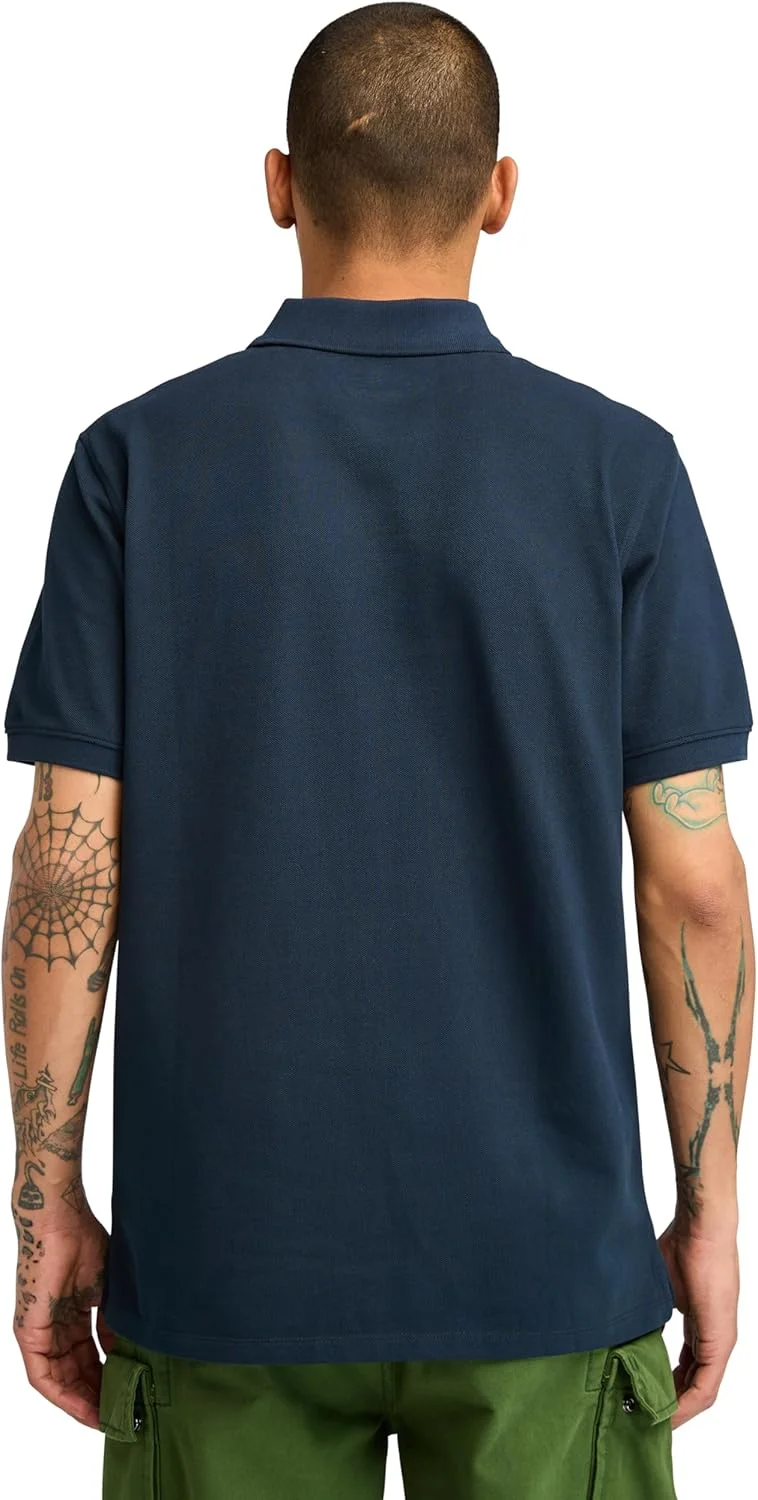 پولوشرت آستین کوتاه مردانه تیمبرلند مدل Millersriver-Piqueshortsleevepolo