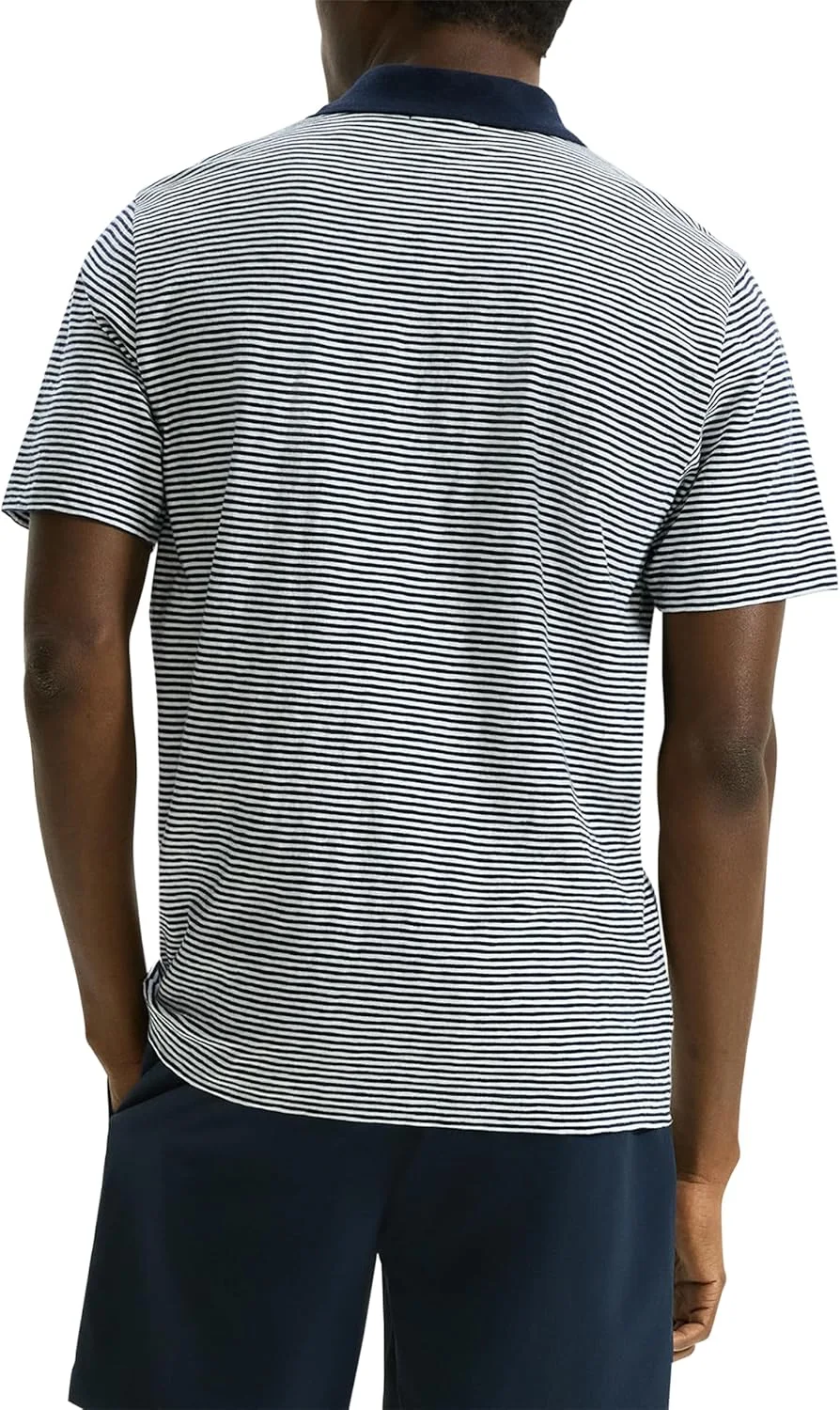 پیراهن مردانه تئوری مدل Bron D Even Stripe - Cosmos