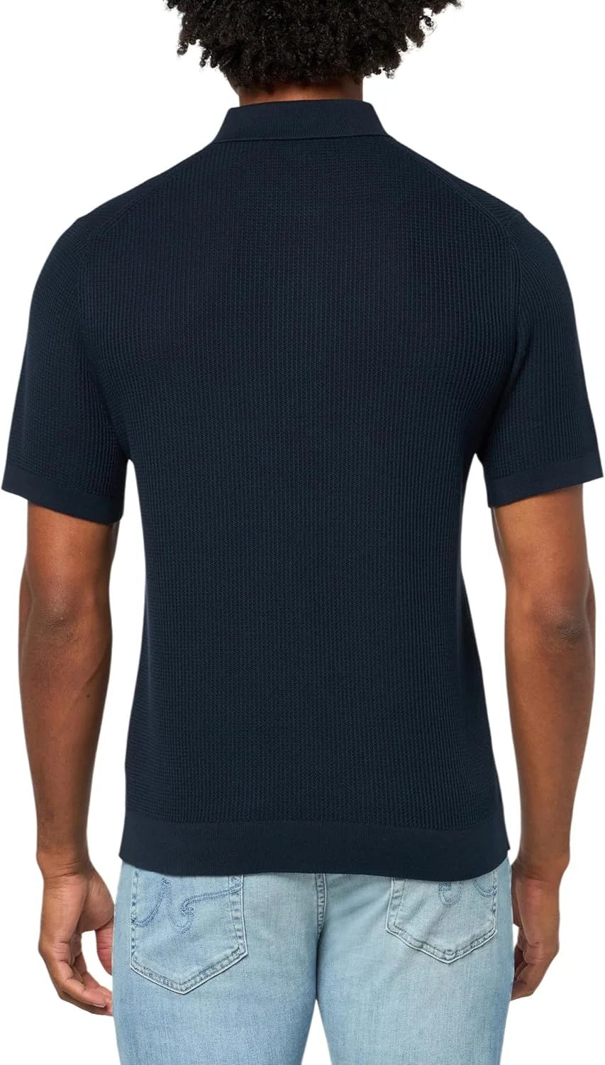 پولوشرت آستین کوتاه مردانه تئوری بافتنی پنبه ای لطیف