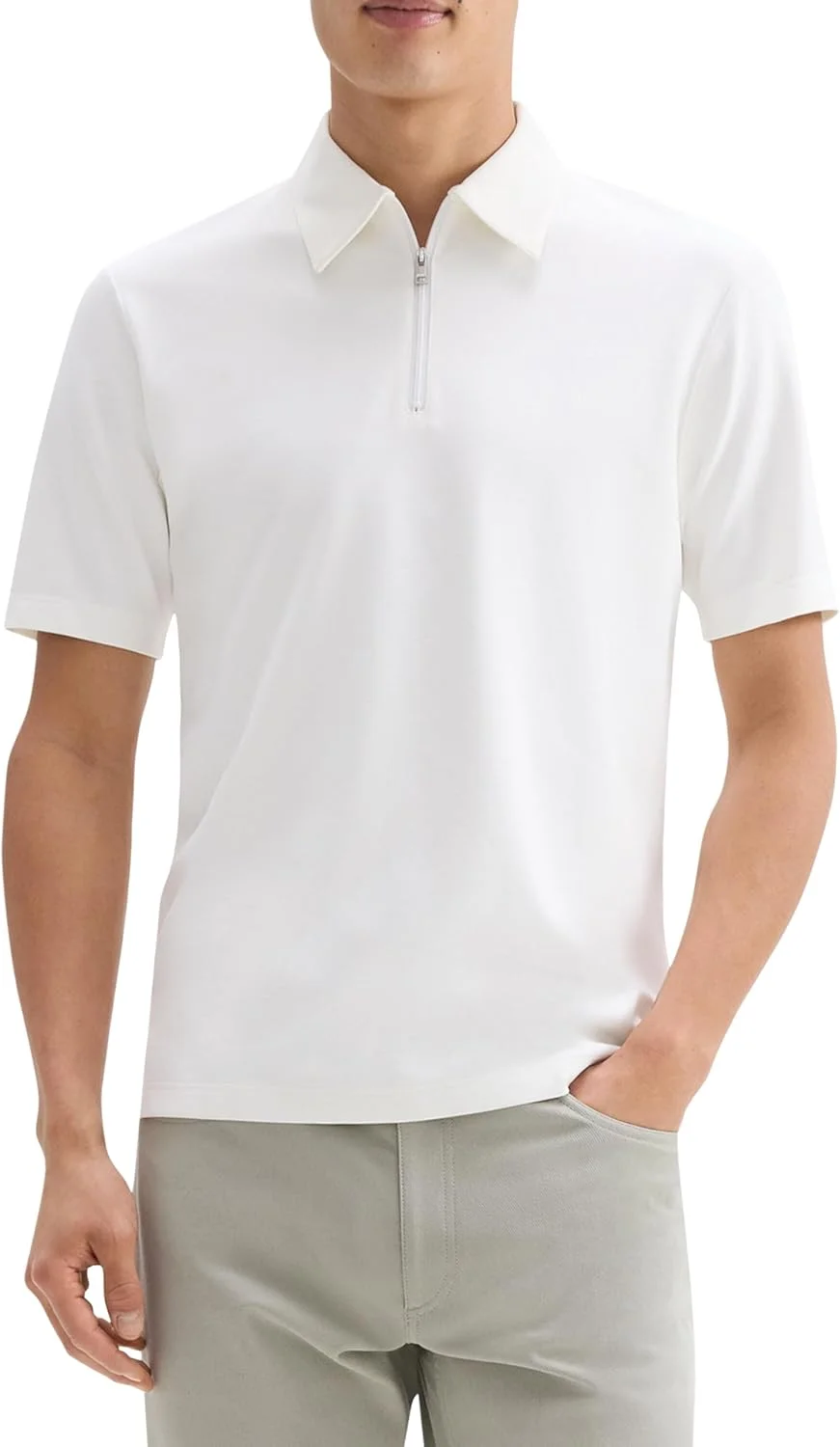 پولوشرت مردانه تئوری مدل Ryder Quarterzip از جنس Relay Jersey