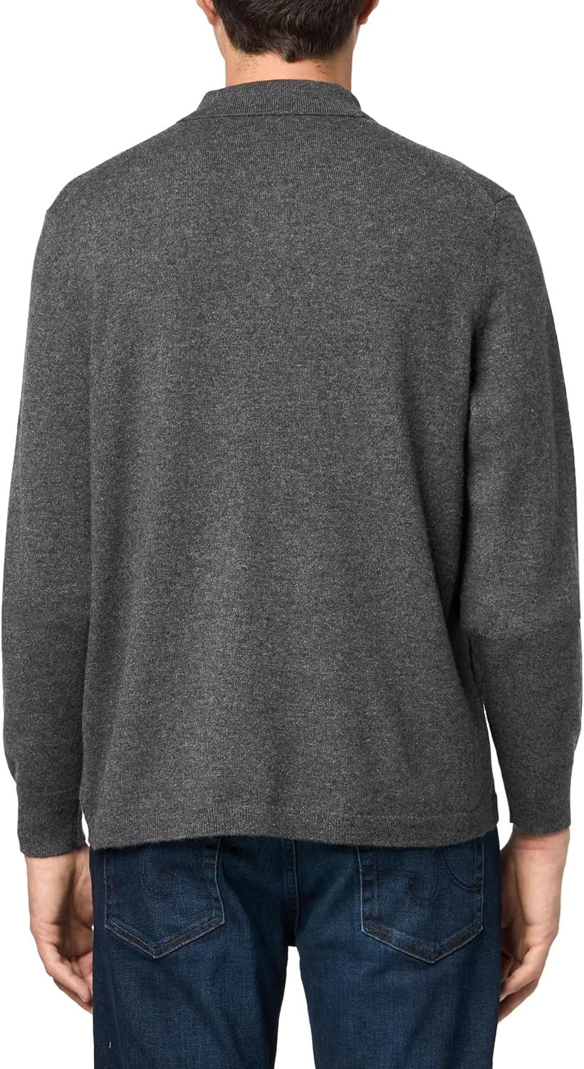 پولوشرت آستین بلند مردانه تئوری مدل هیلس بافت کشمیری