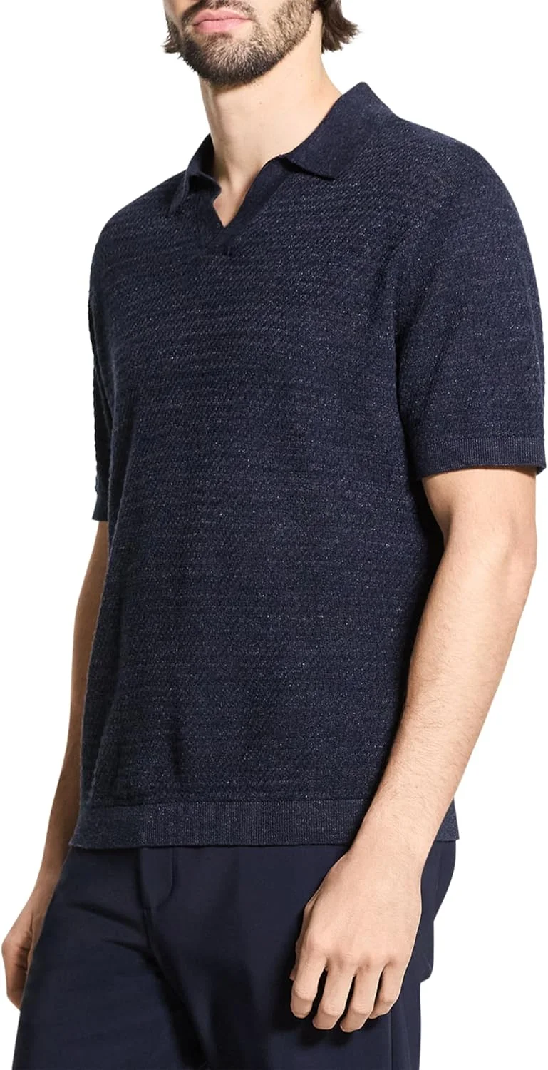 پولوشرت مردانه Theory مدل P0583702 Brenan از جنس لینن اقیانوسی پولوشرت مردانه Theory مدل P0583702 Brenan از جنس لینن اقیانوسی