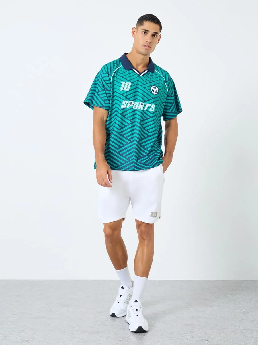 پولوشرت مردانه استایلی با طرح چاپی دیجیتال و سایز بزرگ