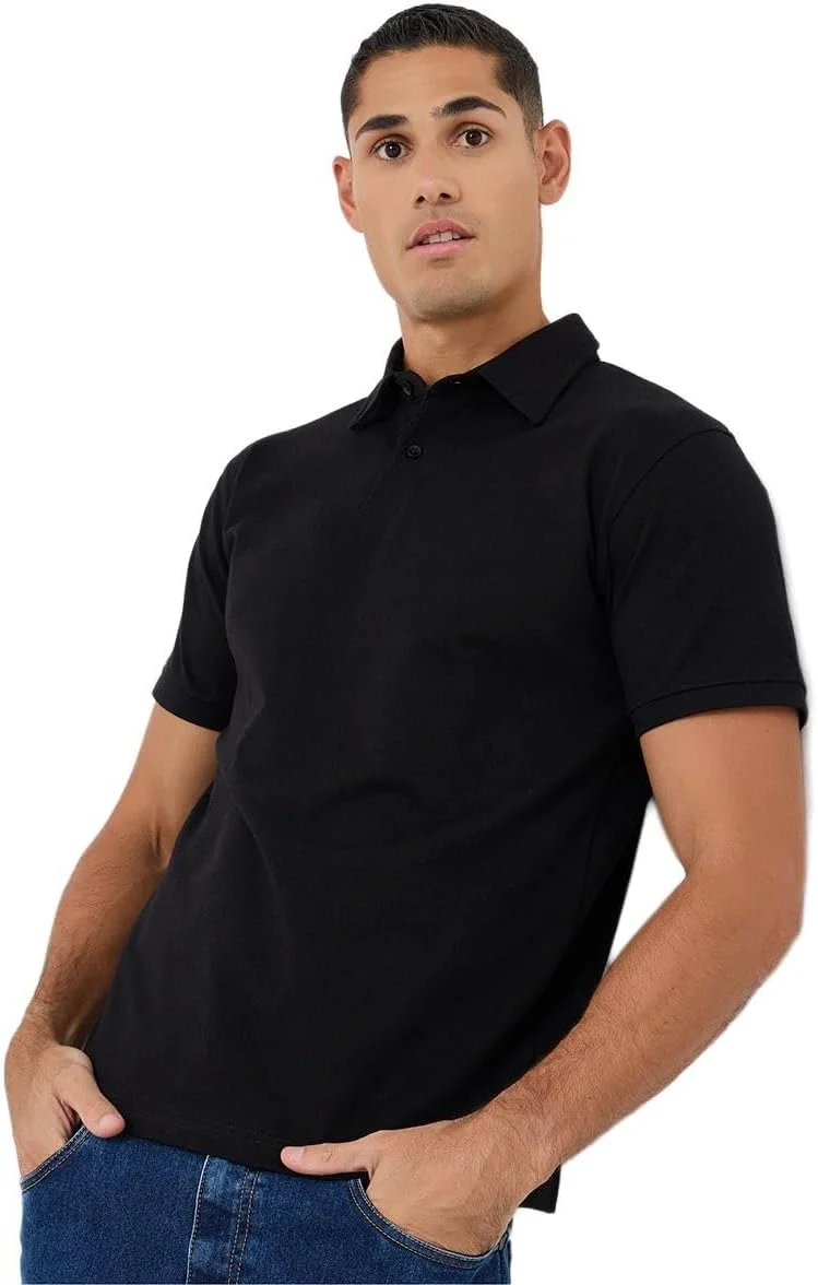 پولوشرت مردانه استایلی، طرح ساده، کشی، نخی، مدل رگولار