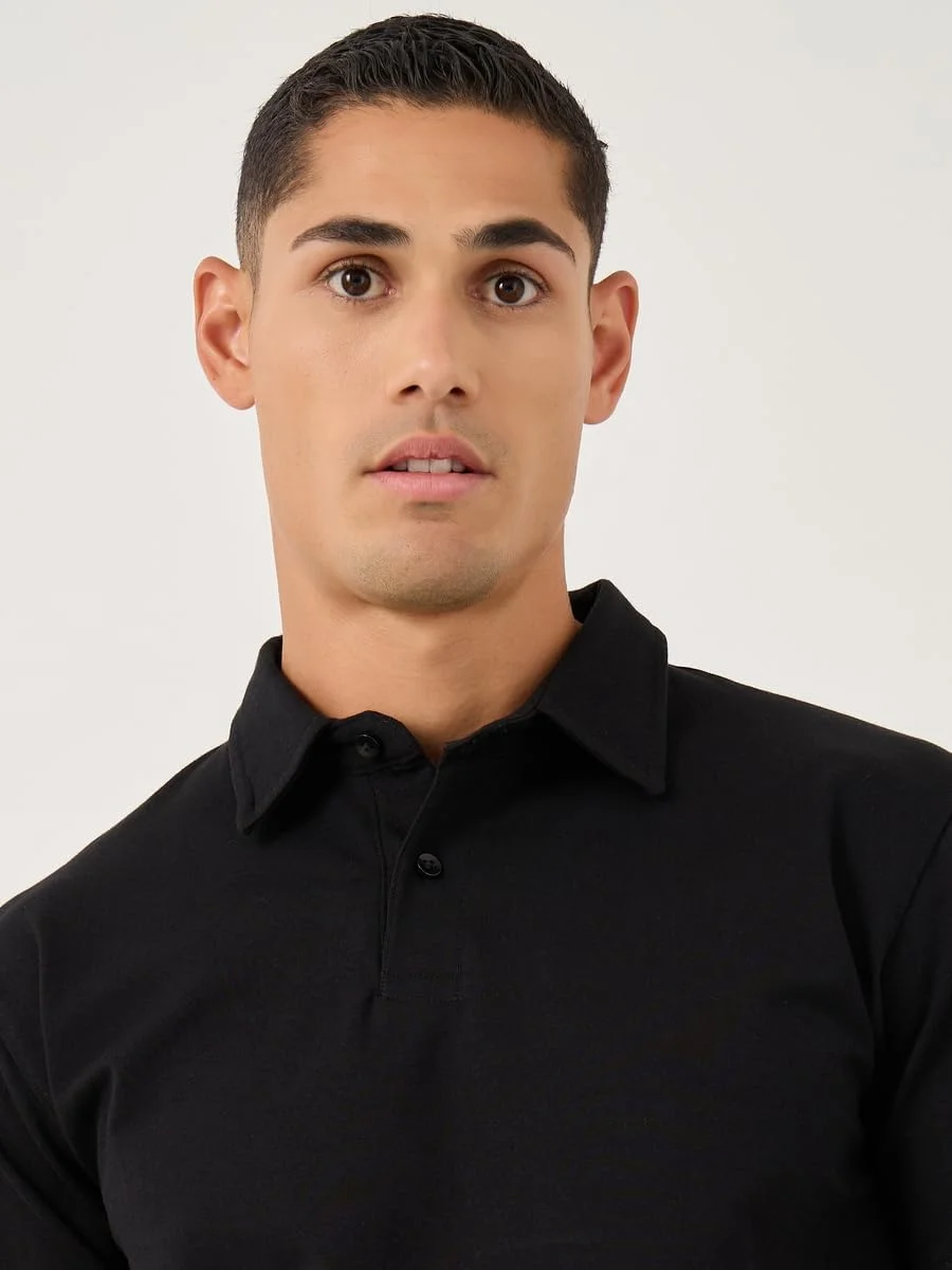 پولوشرت مردانه استایلی، طرح ساده، کشی، نخی، مدل رگولار
