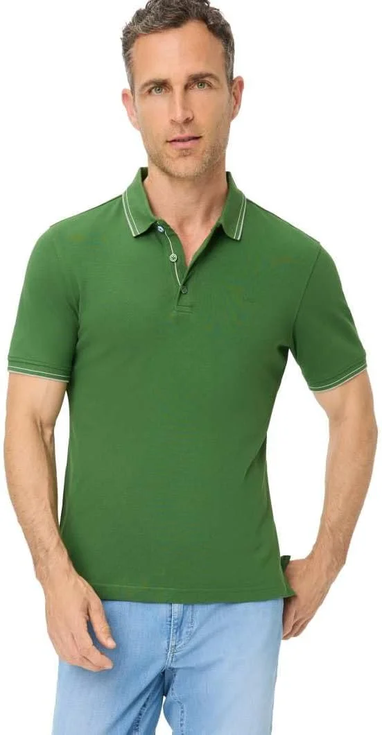 پولوشرت مردانه براکس مدل Pete Hi-Flex Pique از جنس پنبه پیما