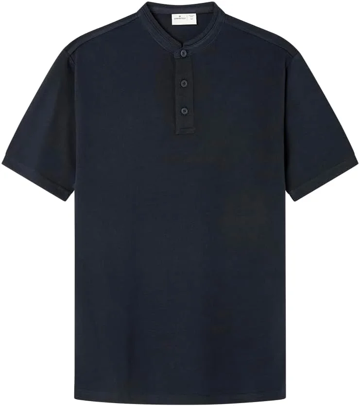 پولوشرت آستین کوتاه مردانه اسپرینگفیلد مدل مائو پیکه. 100% پنبه BCI