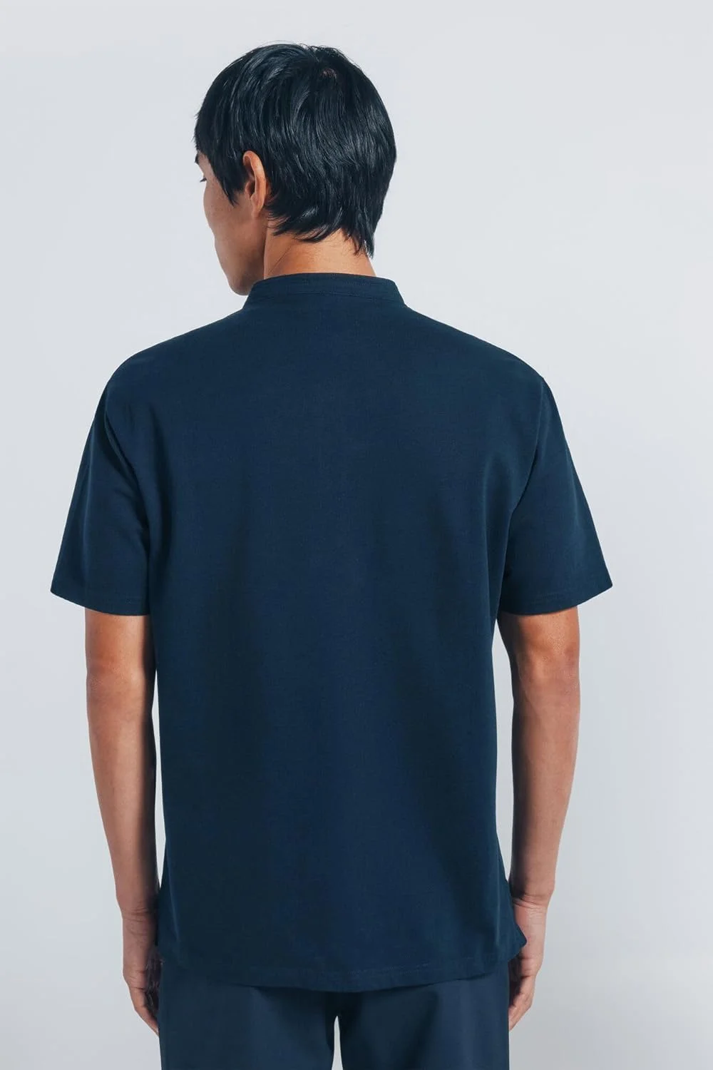 پولوشرت آستین کوتاه مردانه اسپرینگفیلد مدل مائو پیکه. 100% پنبه BCI