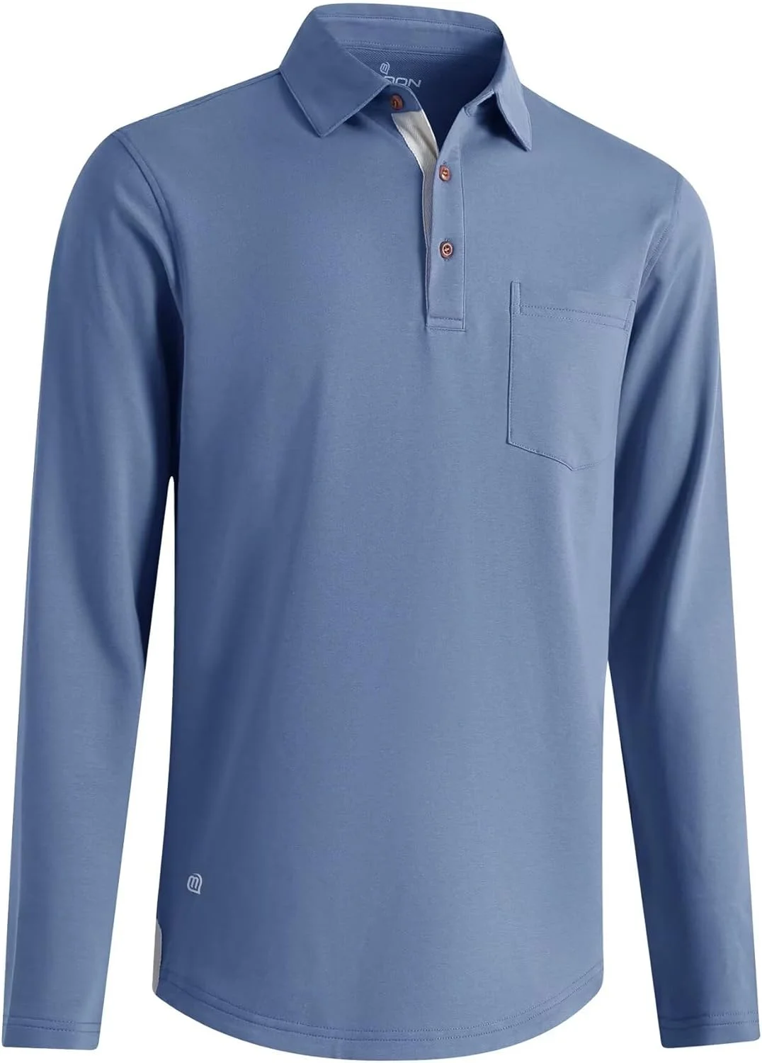 پولوشرت آستین بلند و کوتاه مردانه، جیب دار، کژوال، یکدست، ترکیبی از پنبه، یقه دار، مدل افتاده مردانه