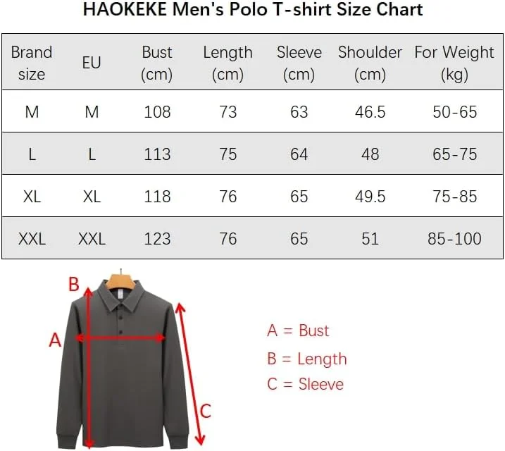 پولوشرت آستین بلند مردانه نخی، پولوشرت کلاسیک گلف با فرم معمولی مناسب پاییز و زمستان گرم، تی شرت آستین کامل مردانه، پولوشرت مردانه سایز M-XXL