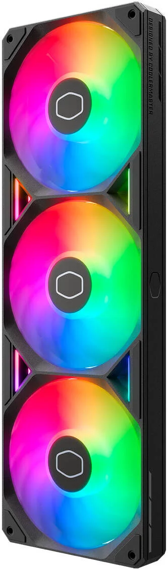 فن کیس کولر مستر SickleFlow Edge 360 ARGB، سرعت فن 2500 دور در دقیقه، جریان هوای فن 190 CFM، بلبرینگ دینامیک حلقه ای، RGB نسل 2 آدرس پذیر، مشکی | MFX-B2DN-25TP2-R1