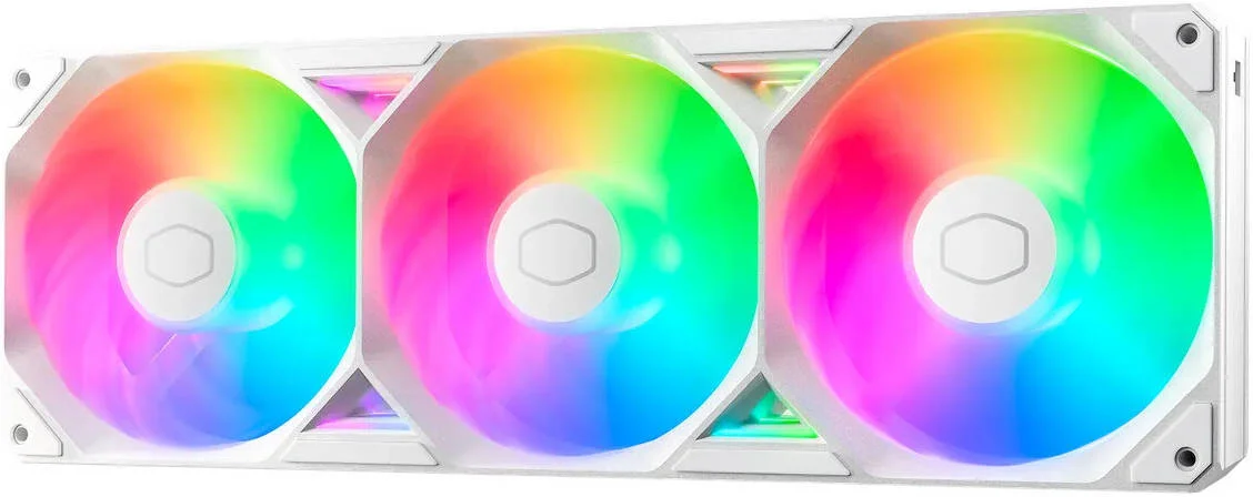 فن کیس کولر مستر SickleFlow Edge 360 ARGB، سرعت فن 2500 دور در دقیقه، جریان هوای فن 190 CFM، بلبرینگ دینامیکی حلقه ای، RGB نسل 2 آدرس پذیر، سفید | MFX-B2DW-25TP2-R1