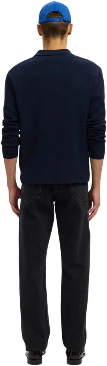 پولوشرت آستین بلند مردانه مدل Slhteller Fn Relaxed Half Zip