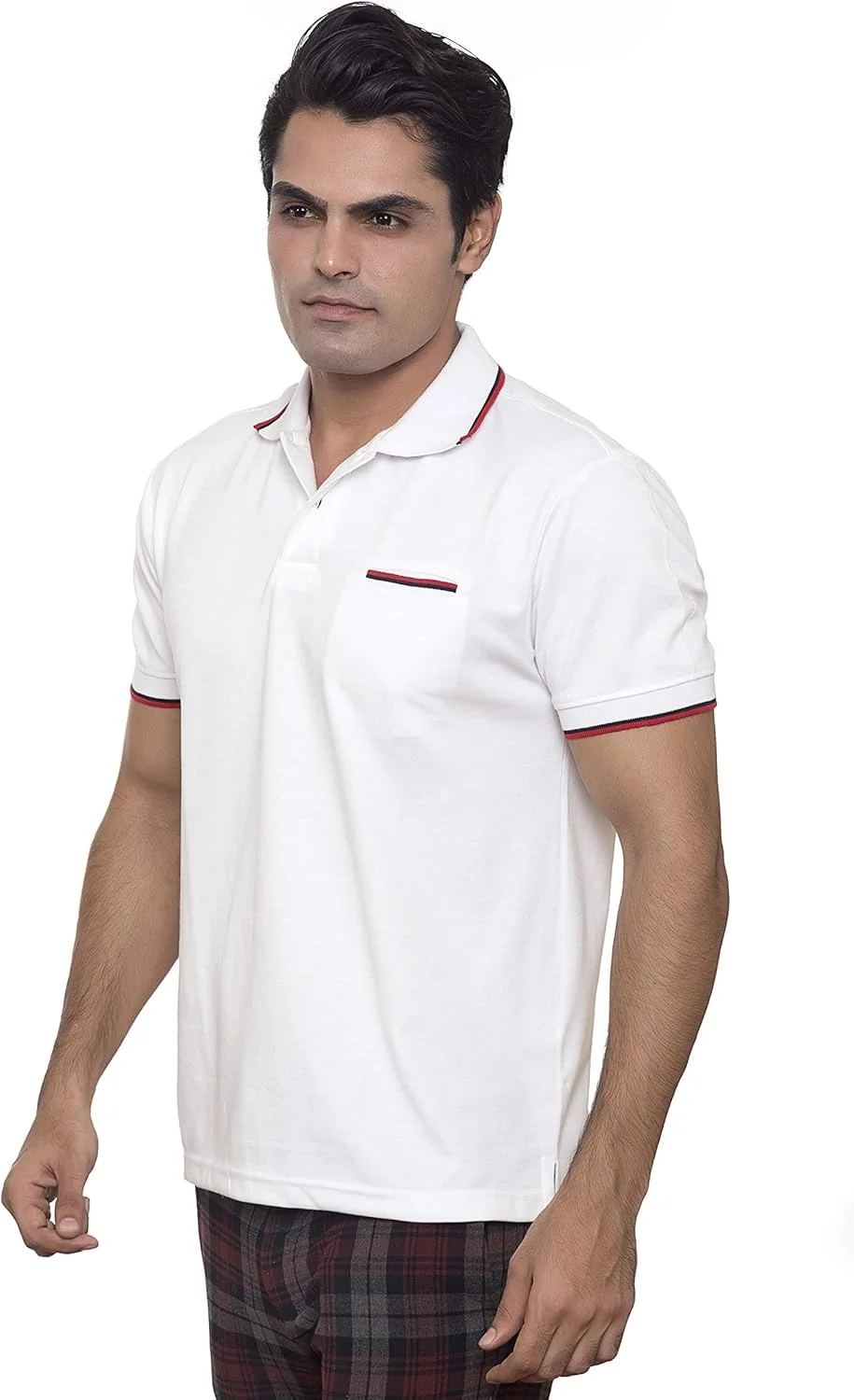 تی شرت پولو آستین کوتاه مردانه پایه ای DryNCool | تی شرت روزمره پایه ای با فیت اسلیم و راحت | پارچه رطوبت گیر - از Santhome تی شرت پولو آستین کوتاه مردانه پایه ای DryNCool | تی شرت روزمره پایه ای با فیت اسلیم و راحت | پارچه رطوبت گیر - از Santhome