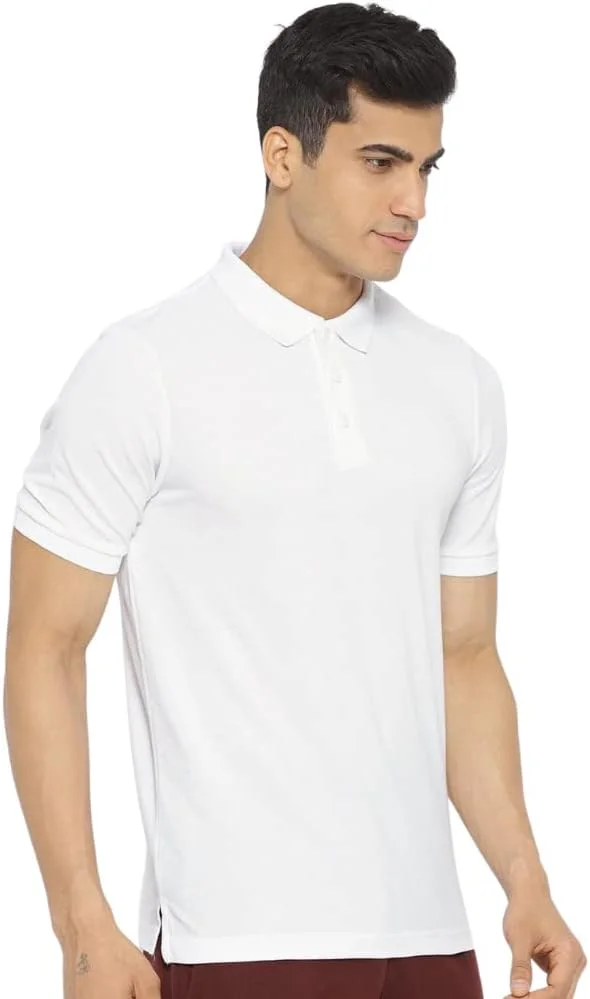 پولوشرت نخی مردانه Santhome | پولوشرت مردانه - 100% نخی، پارچه تنفس پذیر 220 GSM