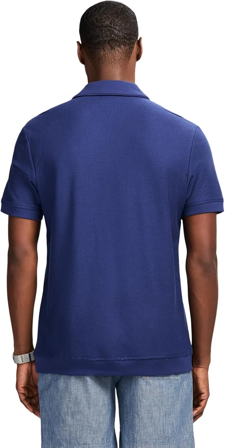 پولوشرت آستین کوتاه مردانه با بافت نمکی