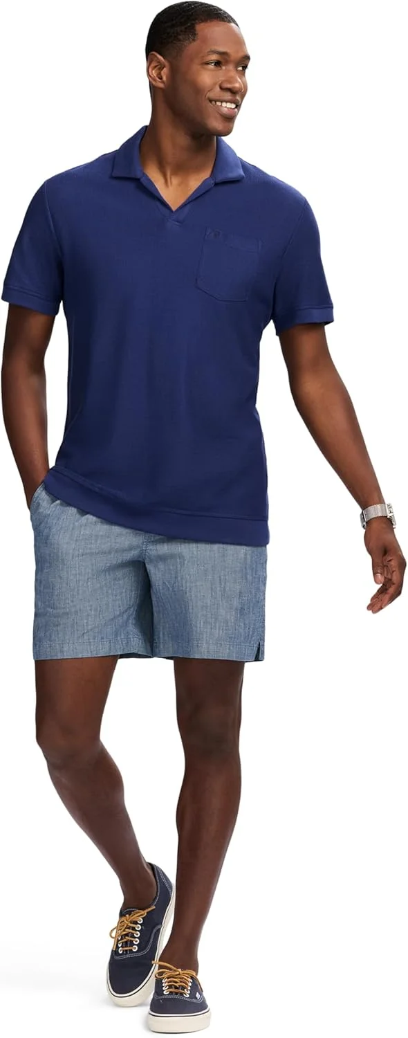 پولوشرت آستین کوتاه مردانه با بافت نمکی