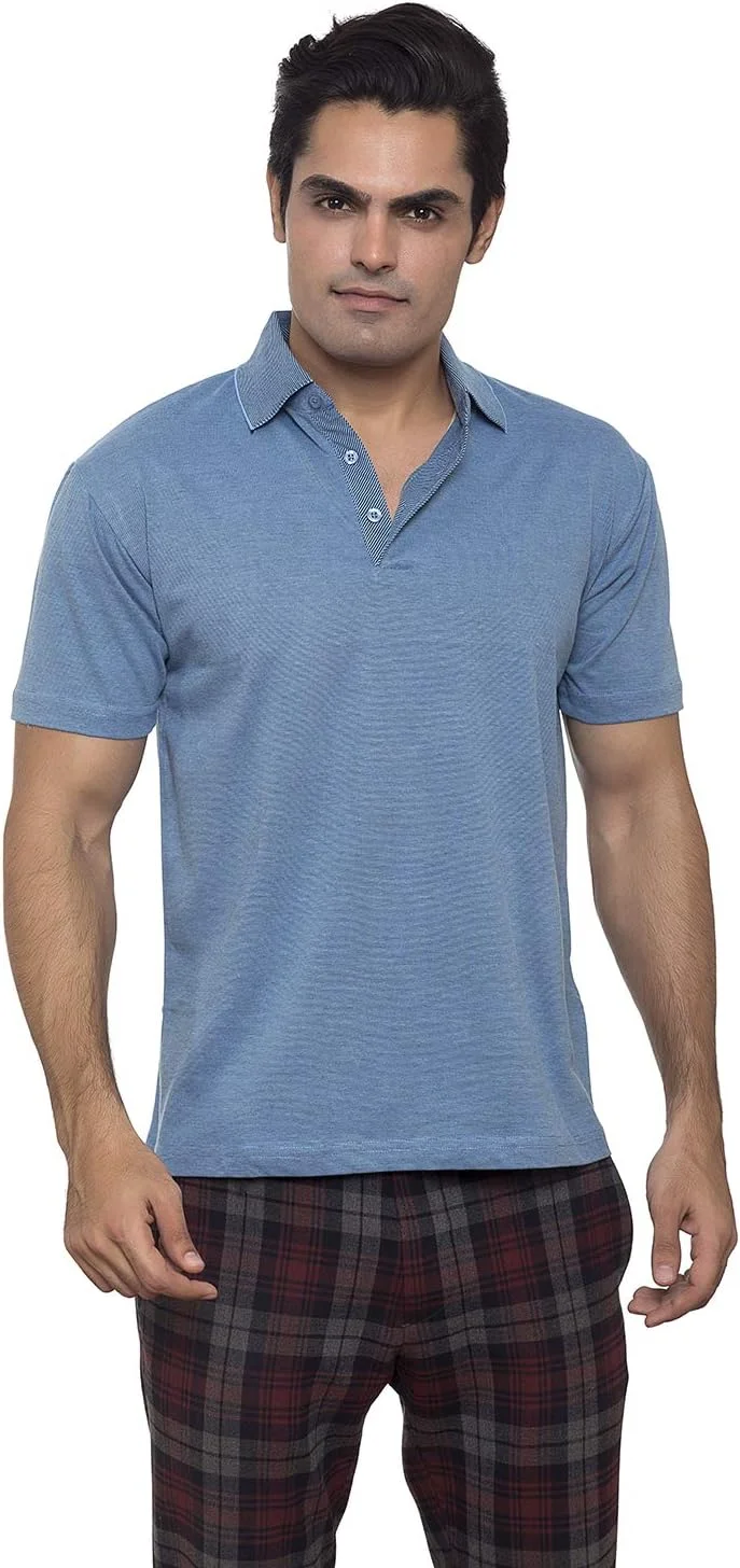 پولوشرت مردانه سانتوم - آبی آسمانی M