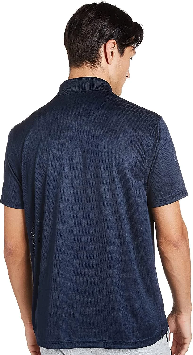 پولوشرت ورزشی مردانه با قابلیت جذب رطوبت و محافظت در برابر اشعه ماوراء بنفش، مناسب برای باشگاه، یوگا، پیاده روی، دویدن و غیره - از Santhome