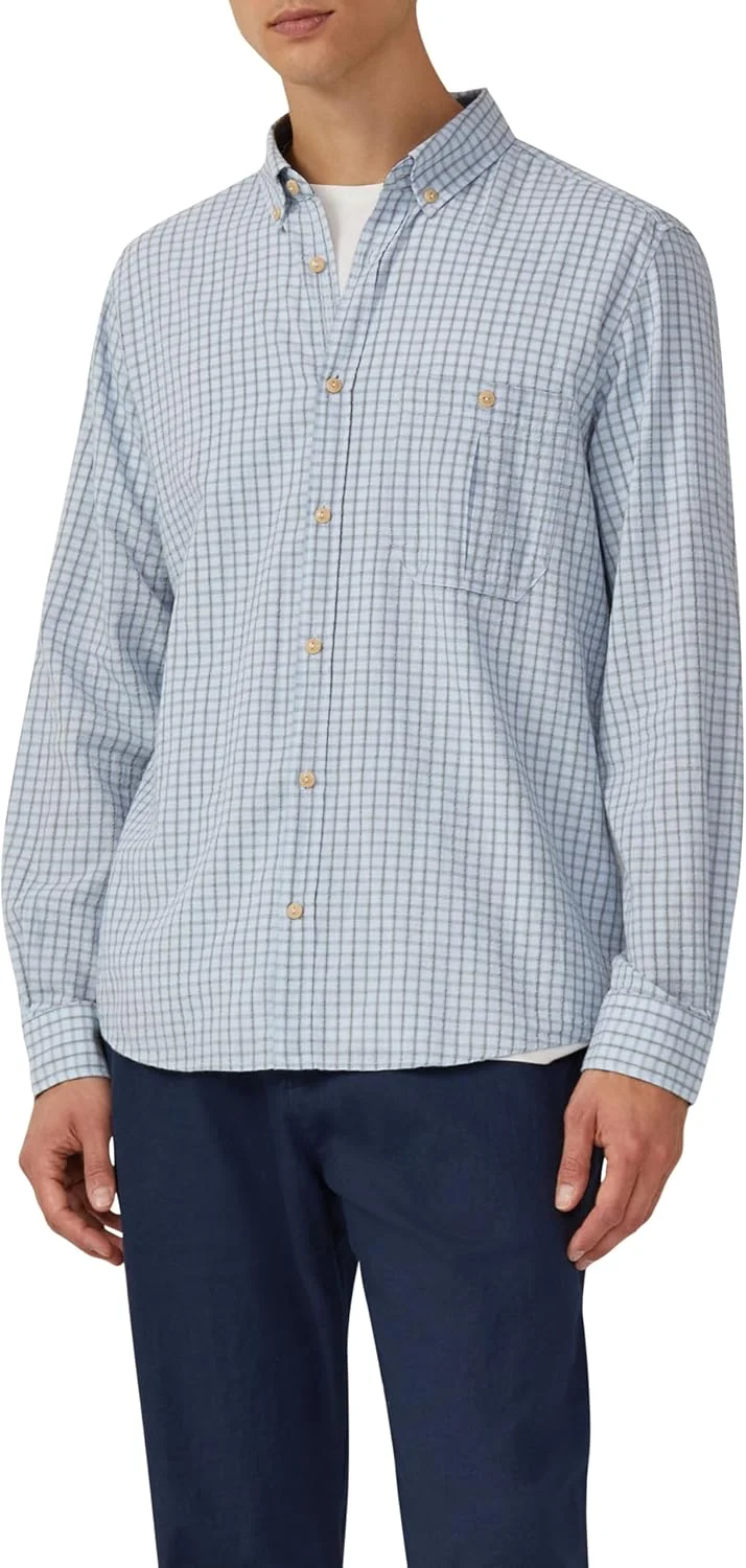 پیراهن آستین بلند مردانه s.Oliver 2168121، مدل معمولی (تک عددی)