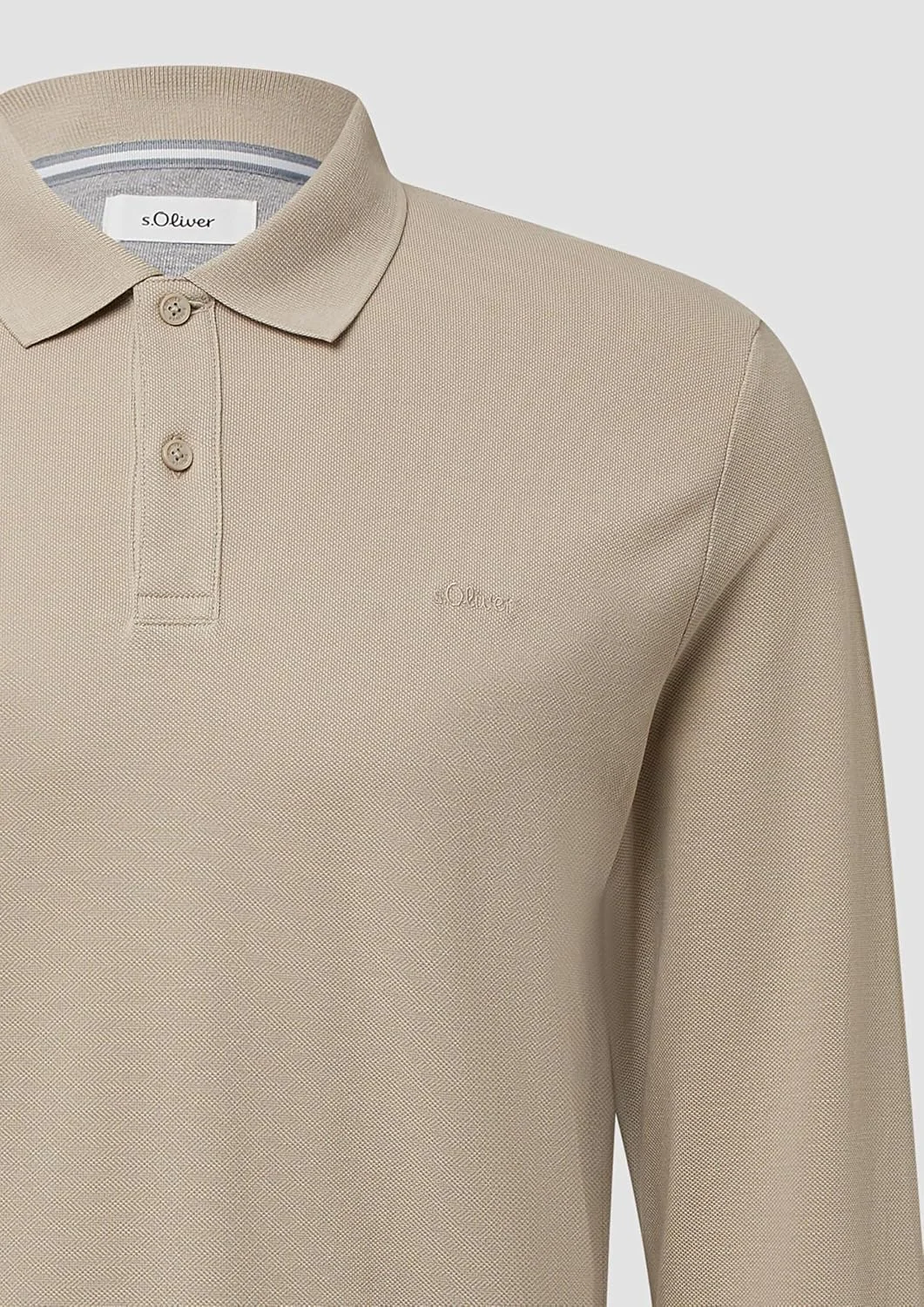 پولوشرت آستین بلند مردانه s.Oliver مدل 2170160