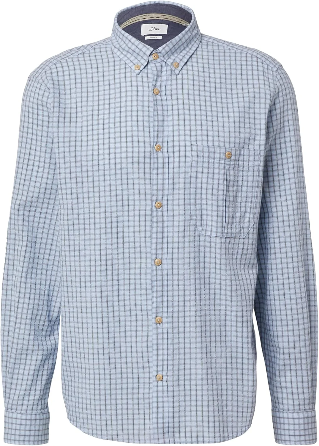 پیراهن آستین بلند مردانه s.Oliver 2168121، مدل معمولی (تک عددی)
