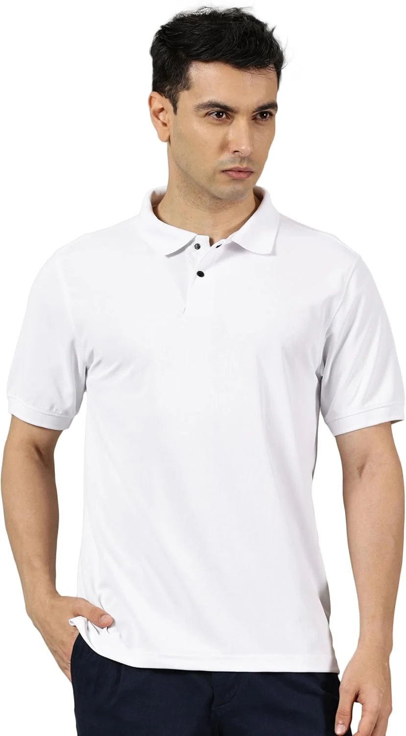 تی‌شرت آستین کوتاه مردانه یقه پولو ساده