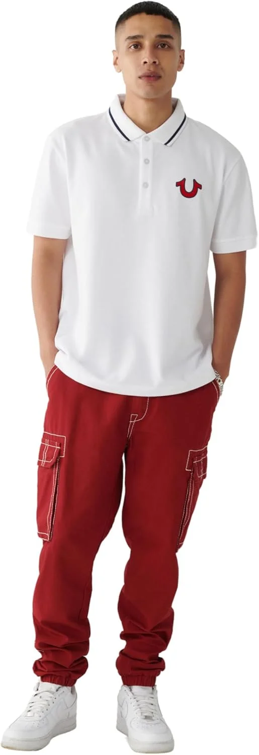 پولوشرت آستین کوتاه مردانه ترو ریلیجن مدل JV7