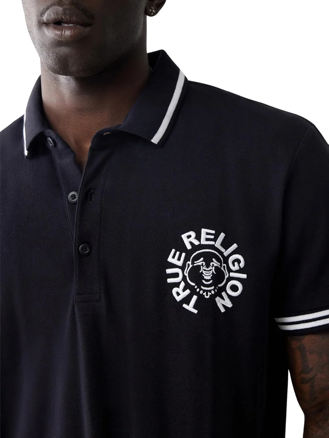 پولوشرت آستین کوتاه مردانه طرح بودا