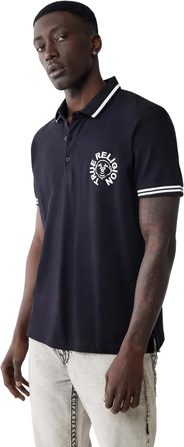 پولوشرت آستین کوتاه مردانه طرح بودا