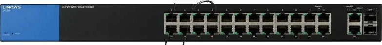سوئیچ 26 پورت گیگابیتی هوشمند LINKSYS مدل LGS326