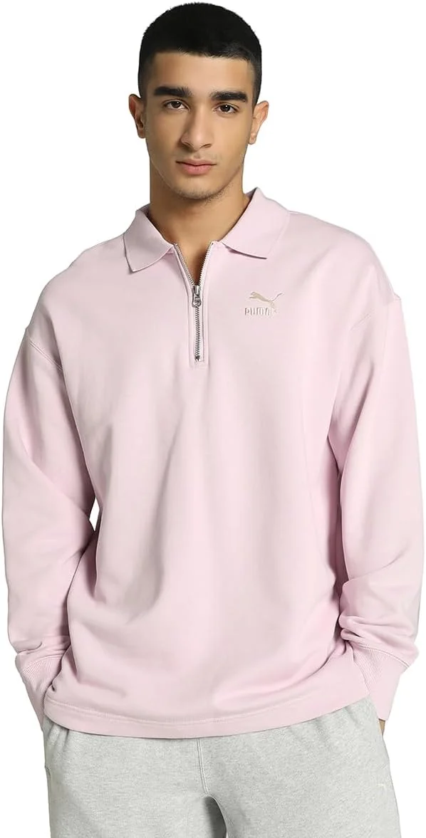 پولوشرت مردانه پوما کلاسیک بنفش - سایز XS