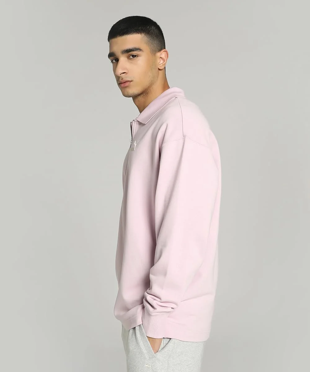 پولوشرت مردانه پوما کلاسیک بنفش - سایز XS