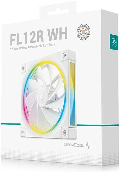 فن کیس معکوس دیپ کول FL12R 120mm، سرعت فن 2150 دور در دقیقه، جریان هوای فن 55 CFM، بلبرینگ دینامیک سیال، کانکتور 4 پین PWM، LED RGB آدرس پذیر، تک عددی، سفید | R-FL12R-WHAPN1-G فن کیس معکوس دیپ کول FL12R 120mm، سرعت فن 2150 دور در دقیقه، جریان هوای فن 55 CFM، بلبرینگ دینامیک سیال، کانکتور 4 پین PWM، LED RGB آدرس پذیر، تک عددی، سفید | R-FL12R-WHAPN1-G