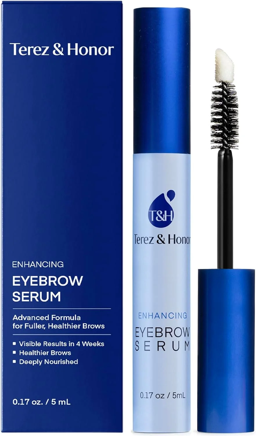 سرم تقویت کننده ابرو TEREZ & HONOR - سرم تقویت کننده طبیعی برای ابروهای ضخیم تر و رشد سریعتر، بلندتر و پرپشت تر - 5 میلی لیتر سرم تقویت کننده ابرو TEREZ & HONOR - سرم تقویت کننده طبیعی برای ابروهای ضخیم تر و رشد سریعتر، بلندتر و پرپشت تر - 5 میلی لیتر